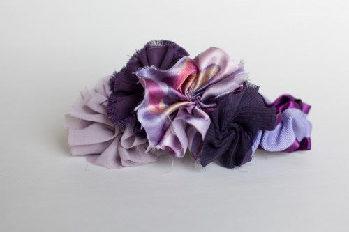 Wedding garter - Couture - Purple, eggplant, orchid, lavender, flower - Purple Goddess - The Garter Girl by Julianne Smith 1 copy