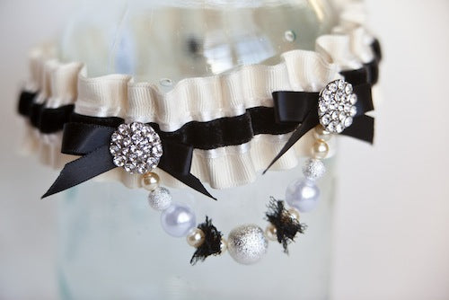 haute couture wedding garter