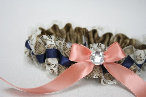 gold-lace-navy-coral-wedding-garter-The-Garter-Girl-3