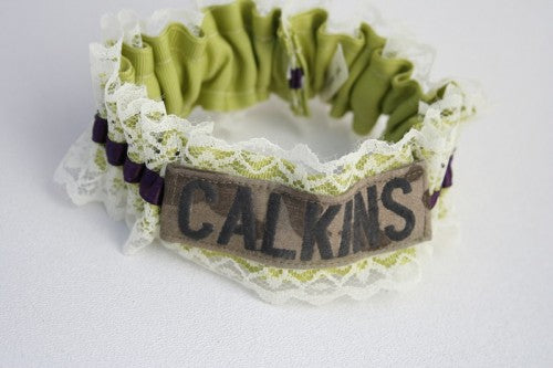 green-purple-lace-miltary-wedding-garter-set-The-Garter-Girl