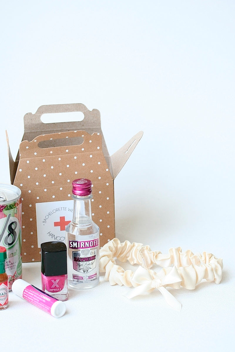 Super Cute, Printable Hangover Kit Bags - Something Turquoise