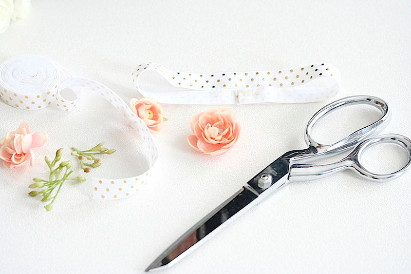 how to make a wedding garter materials
