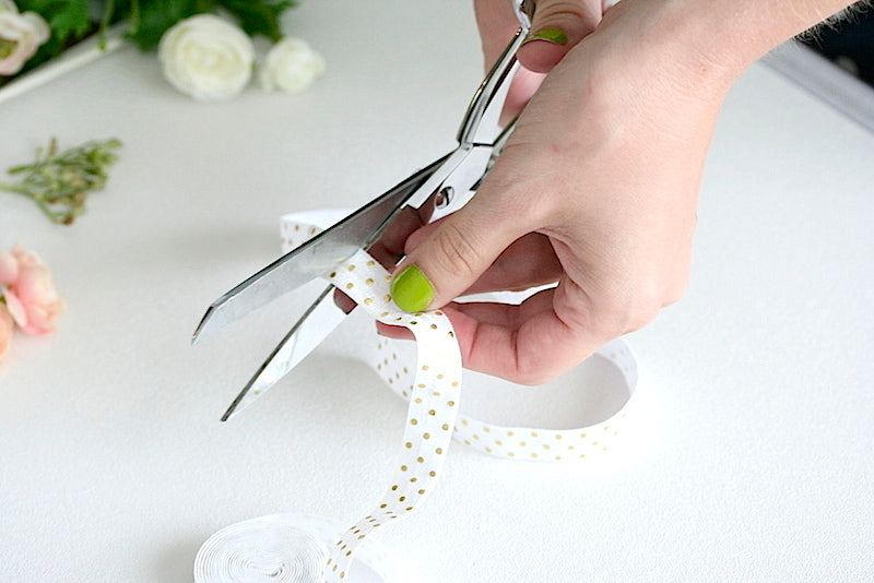 instructions for making a wedding garter