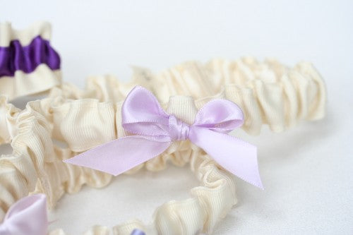 lavender-bridesmaid-gift-wedding-garter-set-ombre-The-Garter-Girl