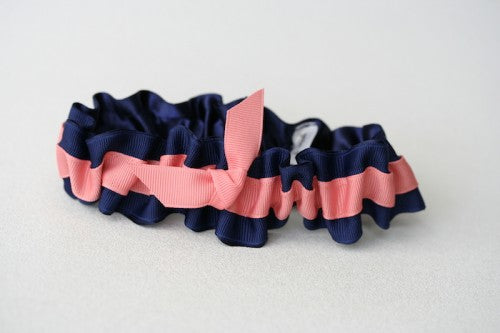 navy-coral-wedding-garter-The-Garter-Girl-1