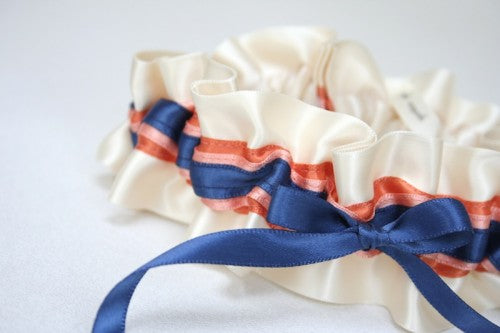 navy-coral-wedding-garter-The-Garter-Girl-3