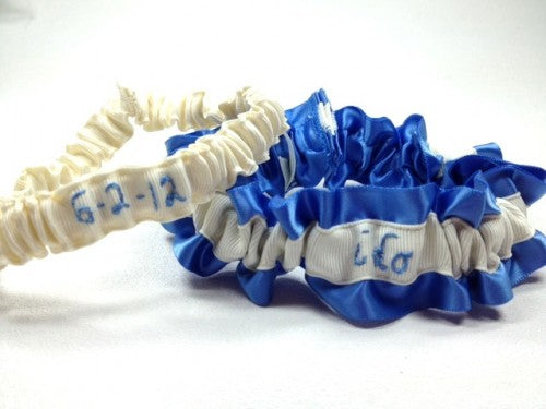 personalized-wedding-garter-something-blue-The-Garter-Girl