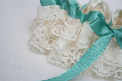 turquoise-wedding-garter-set-ivory-lace-The-Garter-Girl-1