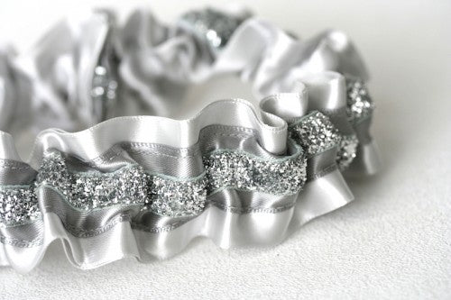 wedding-garter-gray-silver-sparkle-The-Garter-Girl-1