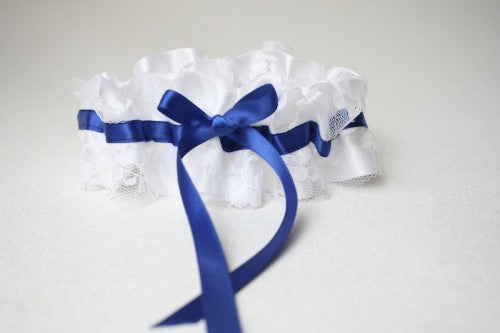 white-lace-royal-blue-wedding-garter-The-Garter-Girl