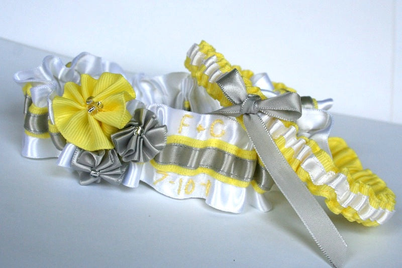 gray-yellow-and-white-wedding-garter-set