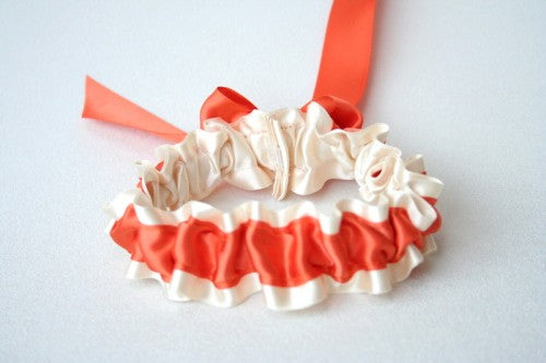 tangerine-wedding-garter-The-Garter-Girl