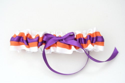 white-orange-purple-wedding-garter-The-Garter-Girl3