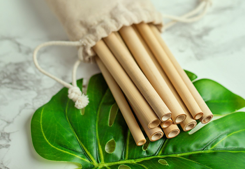 pailles en bambou