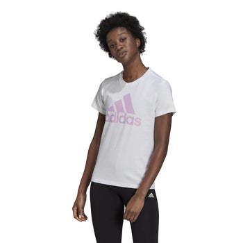 T-shirt bianca adidas LOUNGEWEAR Essentials Logo Tee, Abbigliamento Donna, SKU a712000077, Immagine 0