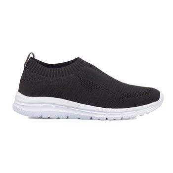 Sneakers slip-on nere in tessuto mesh da uomo Jog, Sconti, SKU m113000172, Immagine 0