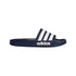 Slippers blu in gomma con strisce a contrasto Adidas Adilette Shower, Adidas, SKU p422000143, Immagine 0