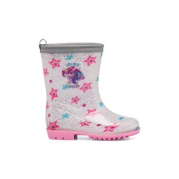 Stivali di gomma bianchi da bambina con stampa unicorno Cool Kids, Sconti, SKU p471000063, Immagine 0