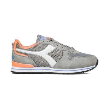 Scarpe da running grigie e azzurre con suola bicolore Diadora Olympia Wn Plat, Black Friday All, SKU s313000031, Immagine 0