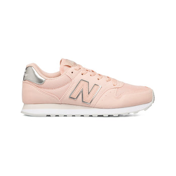 Sneakers rosa in similpelle e tessuto con dettaglio argento New Balance 500, Articoli NON in sconto, SKU s313000057, Immagine 0