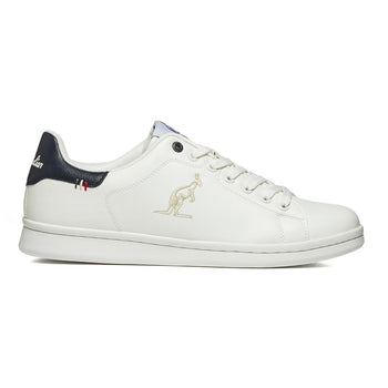 Sneakers bianche con logo laterale Australian Court Tennis, Australian, SKU s324000101, Immagine 0