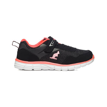 Sneakers nere e rosa con logo laterale Australian Running Mesh, Australian, SKU s341000065, Immagine 0