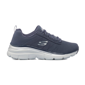 Sneakers blu navy con sottopiede Memory Foam Skechers Fashion Fit True Feels, Articoli NON in sconto, SKU w014000428, Immagine 0