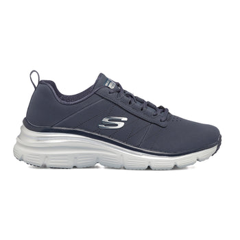 Sneakers blu navy con sottopiede Memory Foam Skechers Fashion Fit True Feels, Articoli NON in sconto, SKU w014000731, Immagine 0