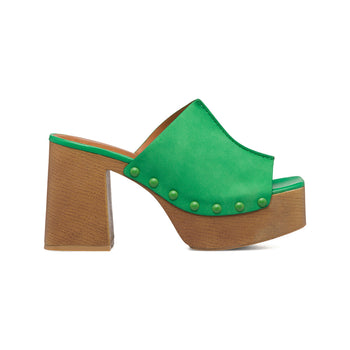 Sandali verdi da donna in "pelle vegana" con tacco 9,5 cm Call It Spring Woodstock, Articoli NON in sconto, SKU w044000066, Immagine 0