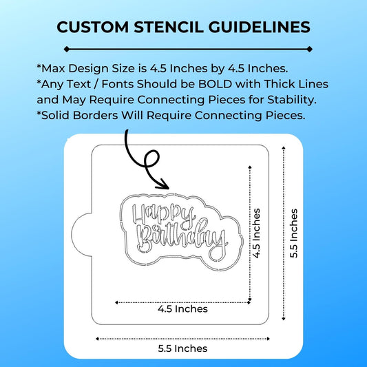 Cookie Decorating Kit Stencil Holder Stencils and Cutters USA PR1808