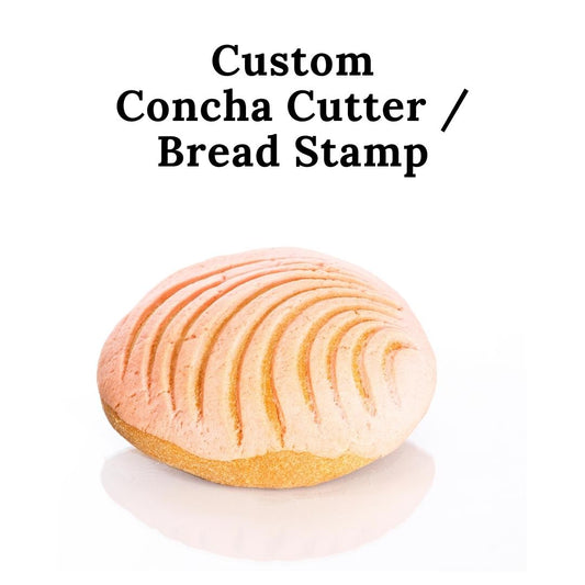 Custom Designed Mini Size Concha Cutter Bread Stamp Made in USA PR4957 Purple