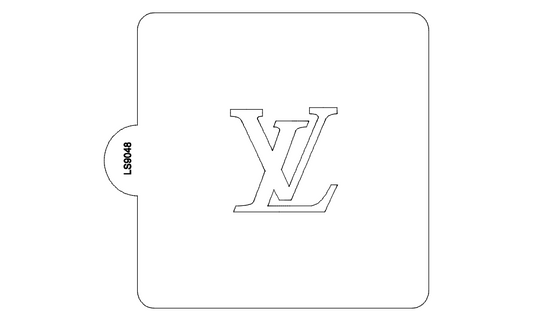 LV Design Pattern Stencil for Cookies or Cakes USA Made LS9030