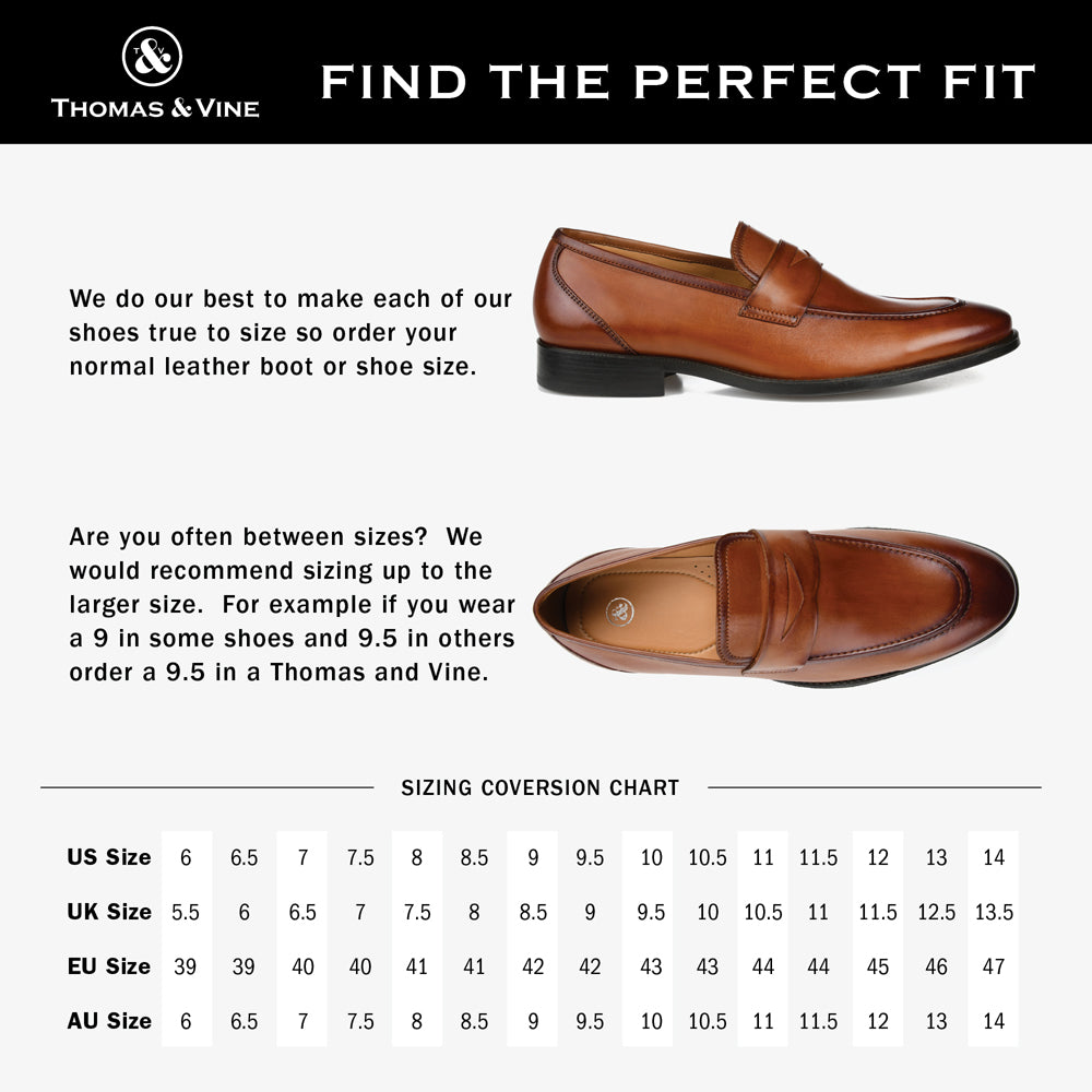 BISHOP | Men's Penny Loafer Dress Shoe | Thomas & Vine
