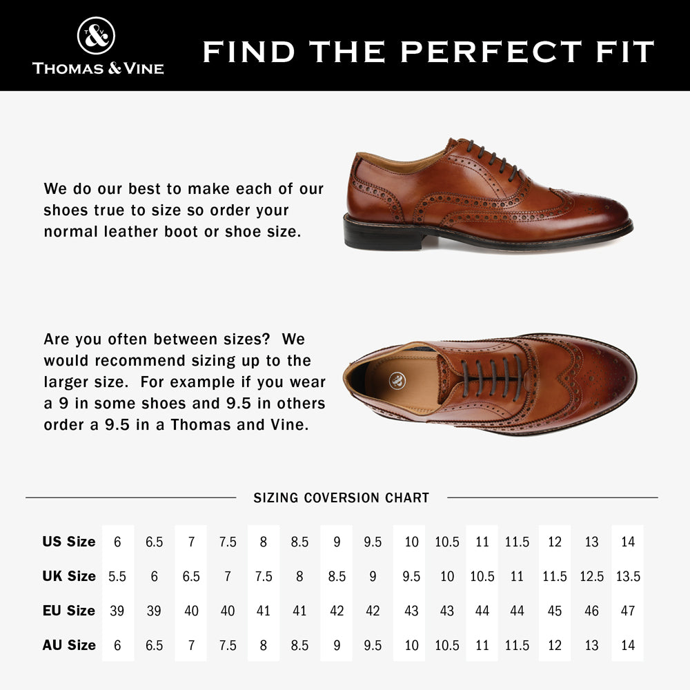 FRANKLIN | Men's Wingtip Oxford Dress Shoe | Thomas & Vine