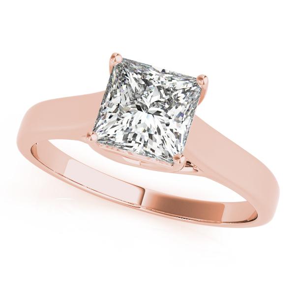 1 1/4 ct.Trellis Solitaire  Princess Engagement Ring F Color VS Clarity Diamonds GIA Center