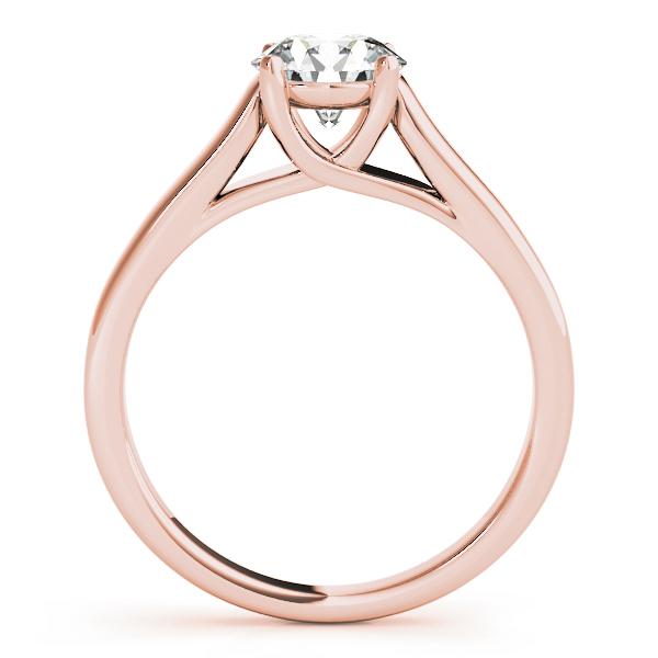 1/2 ct tw Trellis Solitaire Engagement Ring F Color VS Clarity Diamonds GIA Center