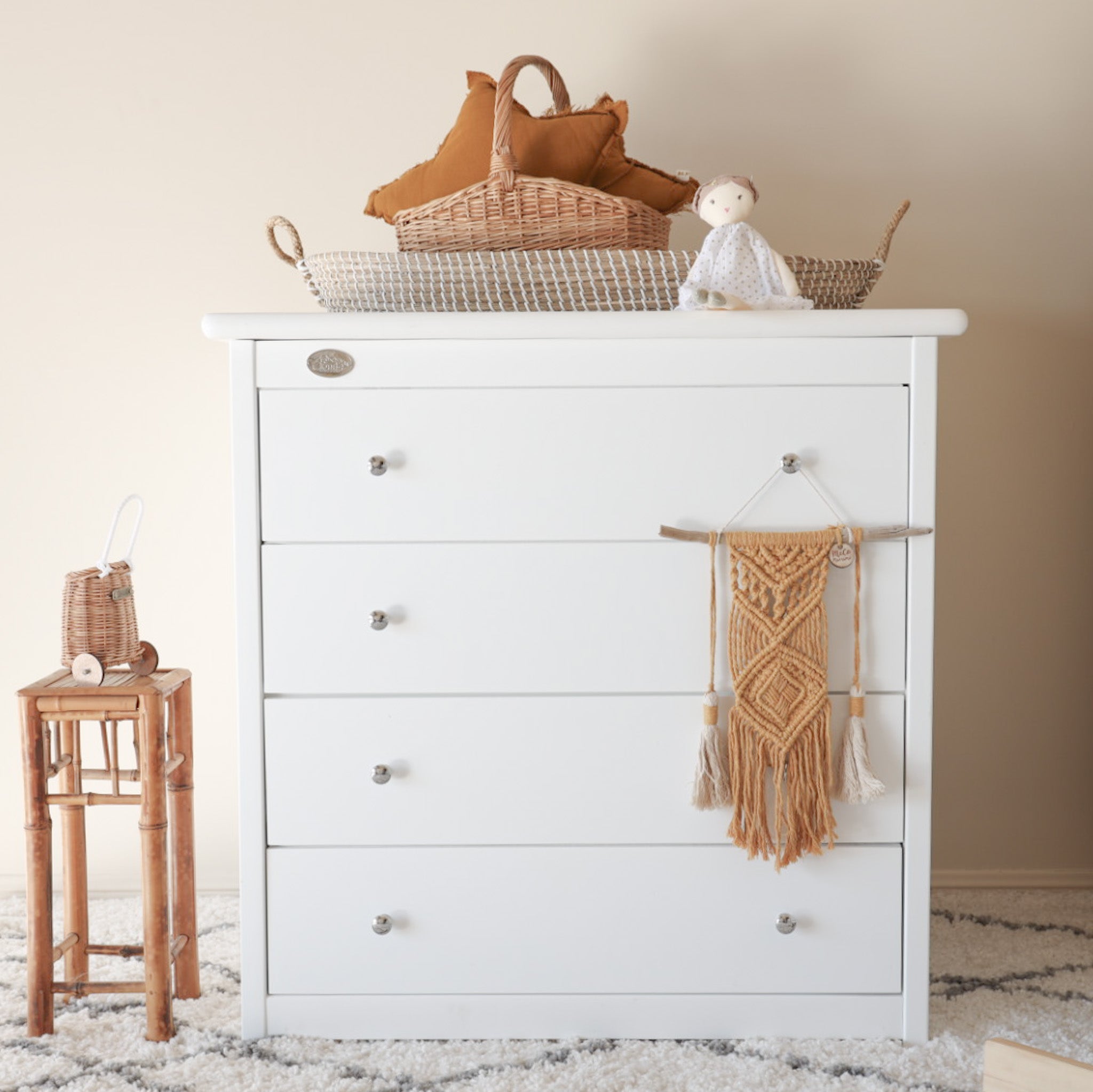 baby chest of drawers with change table