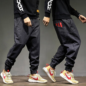 black jogger jeans mens