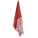 Turkish Towel, Beach Bath Towel, CottonAge Ocean Breeze Series, 420g, Vermilion
