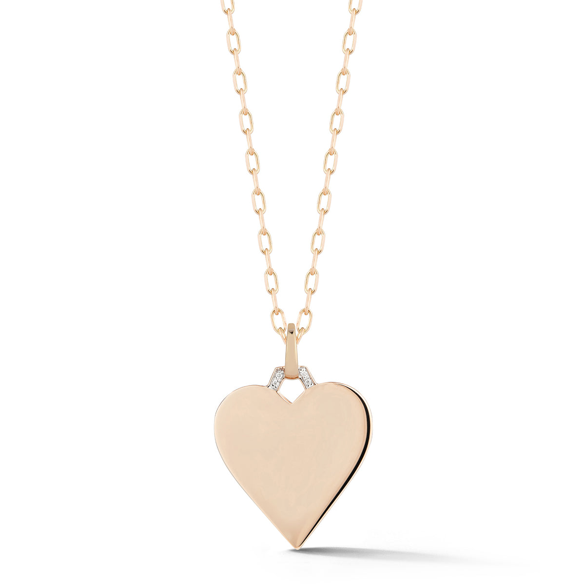 DORA 18K ROSE GOLD AND DIAMOND HEART CHARM – Walters Faith