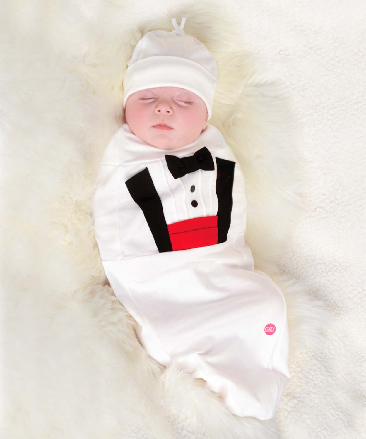 infant white tuxedo