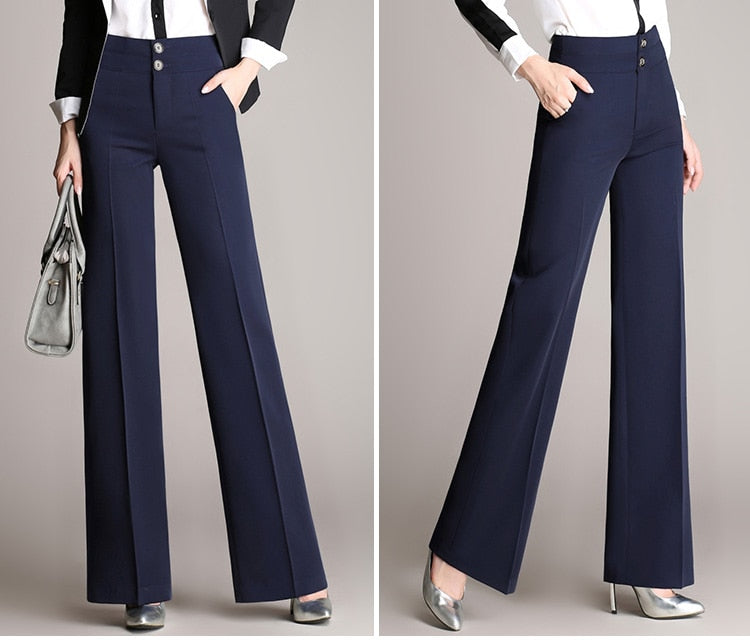 wide leg professional pants