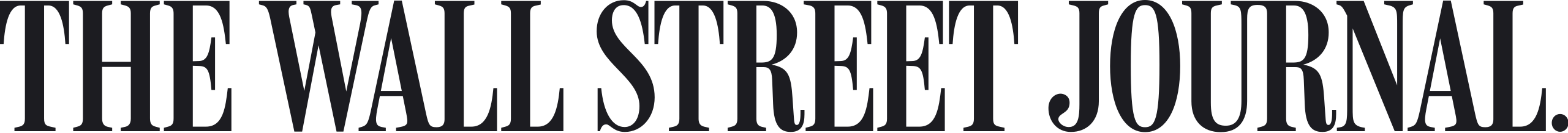 The Wall Street Journal logo in black and white.