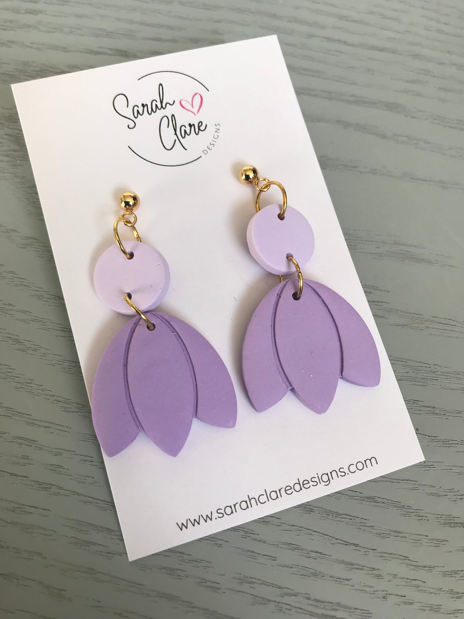 Lilac & Lavender, Paige Dangles, Smooth