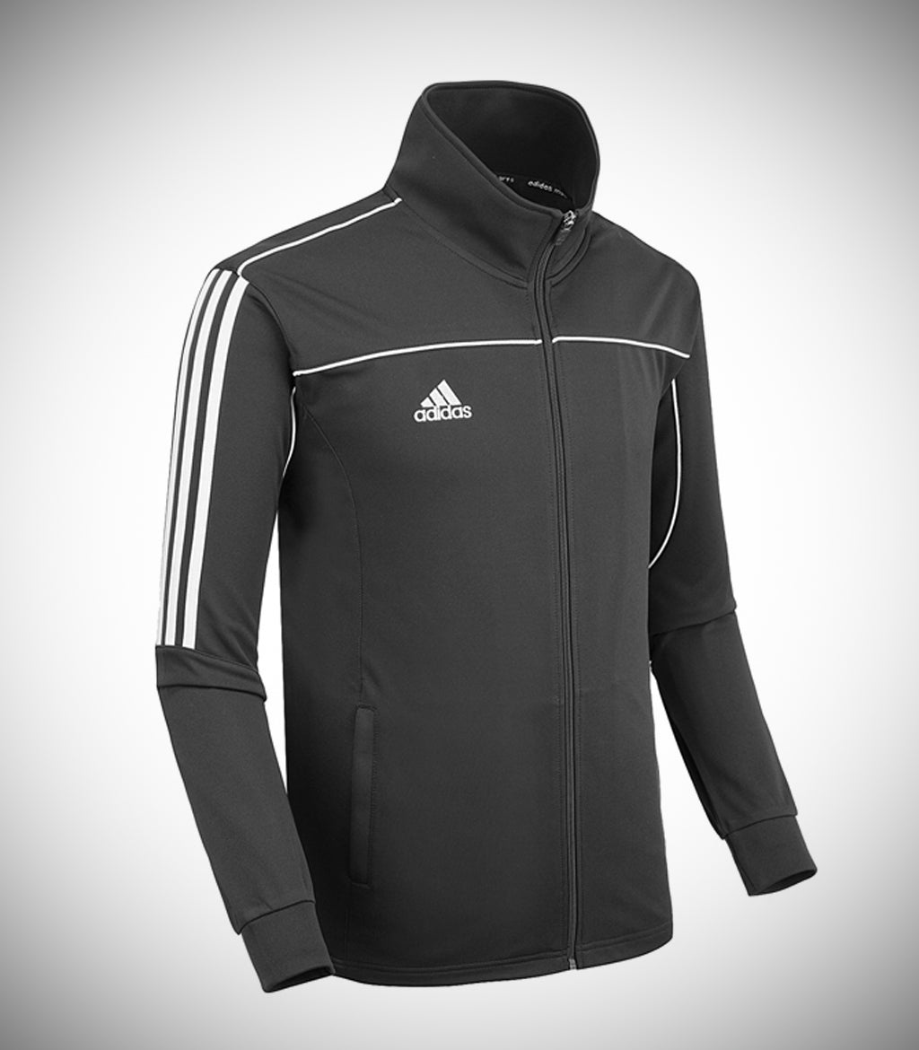 adidas jacket black white