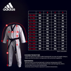 dobok taekwondo adidas poomsae