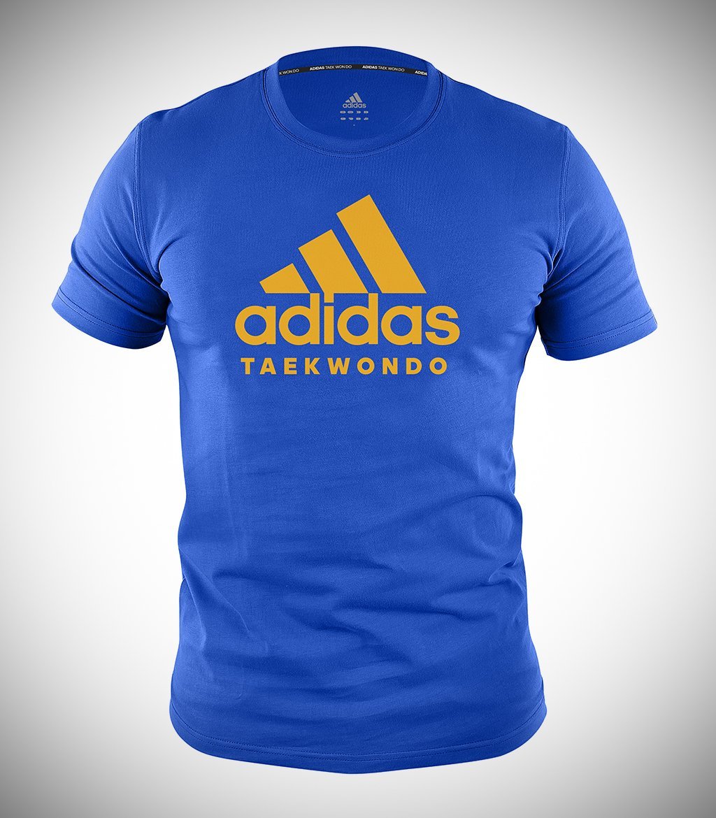 blue and orange adidas t shirt