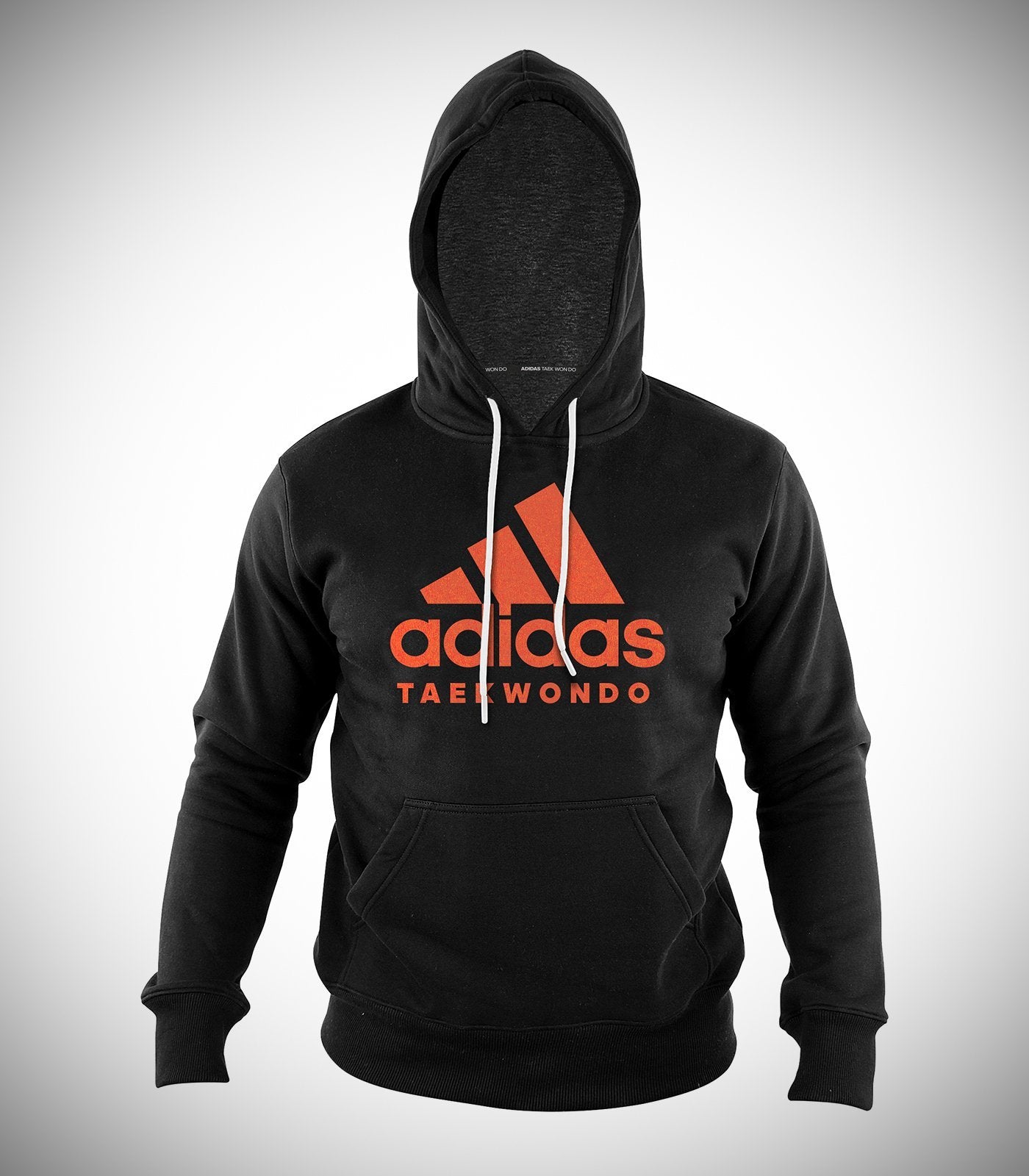 orange and black adidas hoodie