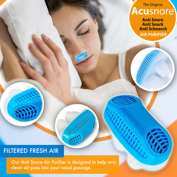 Acusnore Anti Snore Air Purifier Device Sleep Aid 3