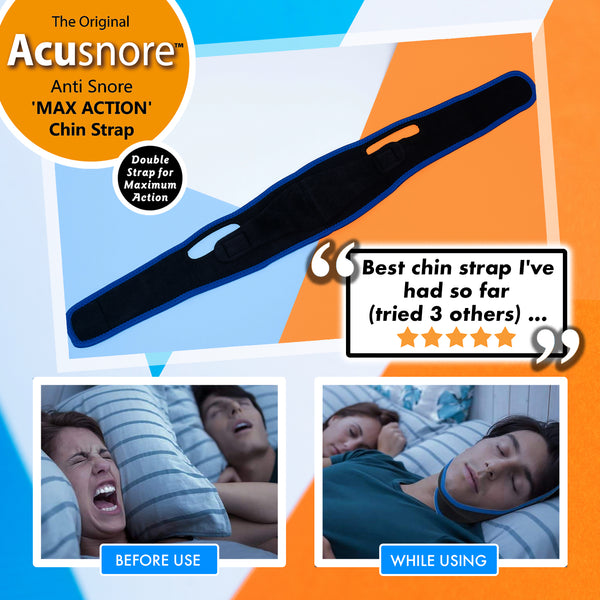 Acusnore Anti Snore Double Support Max Action Chin Strap 6